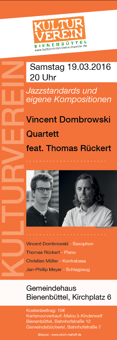 Vincent Dombrowski Quartett feat. Thomas Rückert
