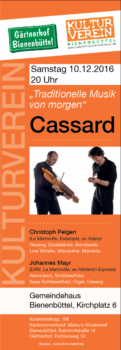 Cassard –  Traditionelle Musik von morgen