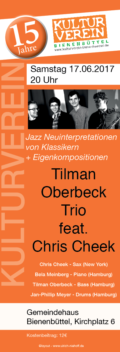 Tilman Oberbeck Trio feat. Chris Cheek